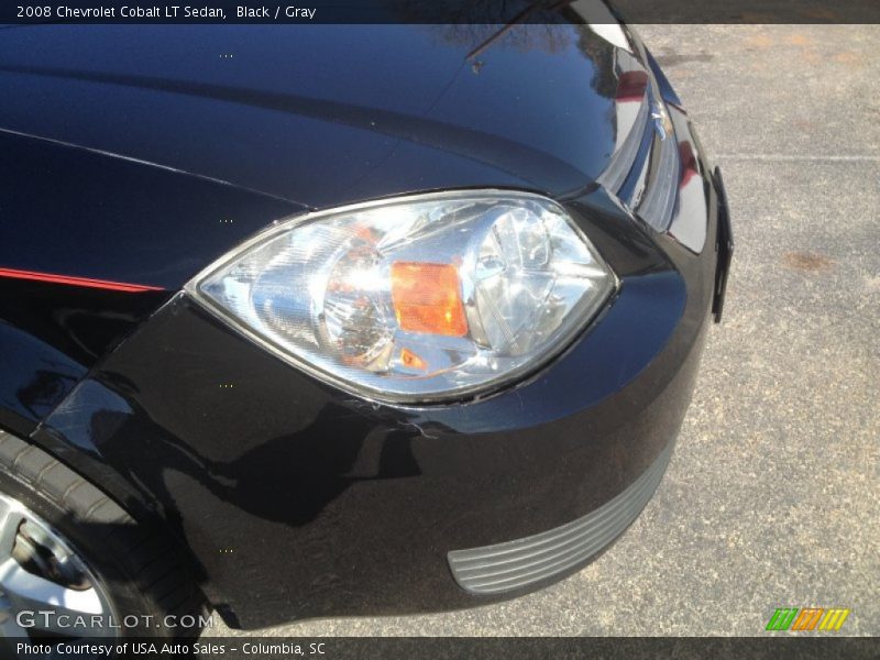 Black / Gray 2008 Chevrolet Cobalt LT Sedan