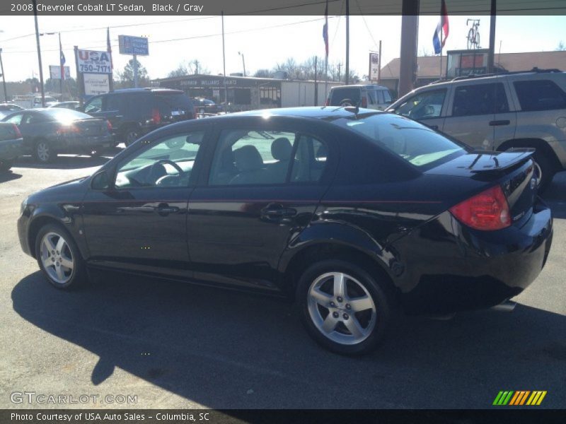 Black / Gray 2008 Chevrolet Cobalt LT Sedan