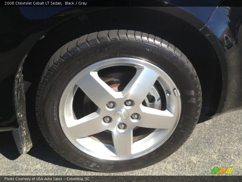 Black / Gray 2008 Chevrolet Cobalt LT Sedan