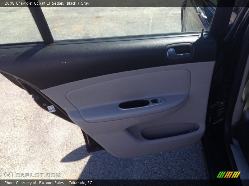 Black / Gray 2008 Chevrolet Cobalt LT Sedan