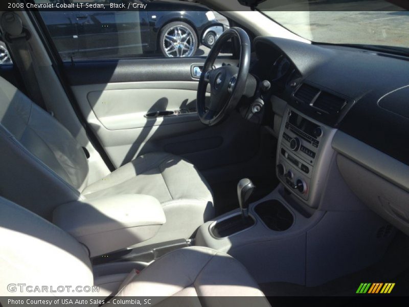 Black / Gray 2008 Chevrolet Cobalt LT Sedan