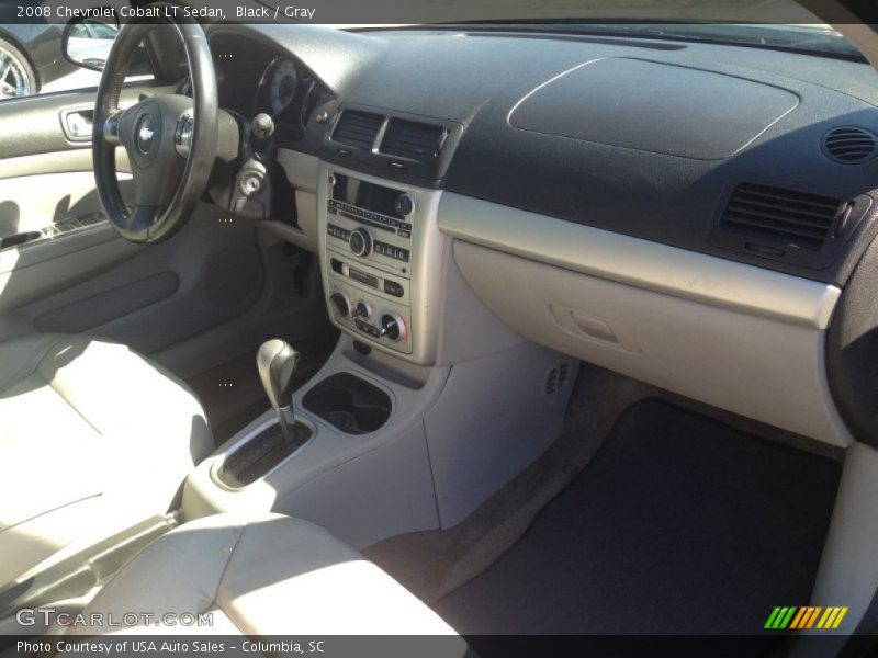 Black / Gray 2008 Chevrolet Cobalt LT Sedan