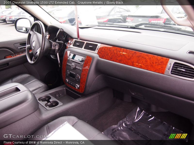 Graystone Metallic / Ebony Black 2007 Chevrolet Silverado 1500 LTZ Extended Cab