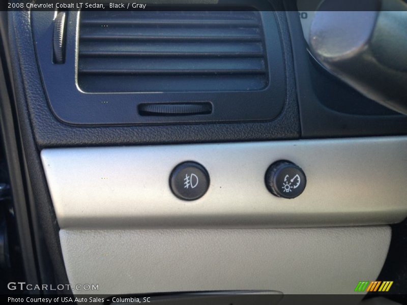Black / Gray 2008 Chevrolet Cobalt LT Sedan