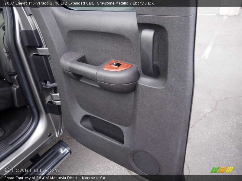 Graystone Metallic / Ebony Black 2007 Chevrolet Silverado 1500 LTZ Extended Cab