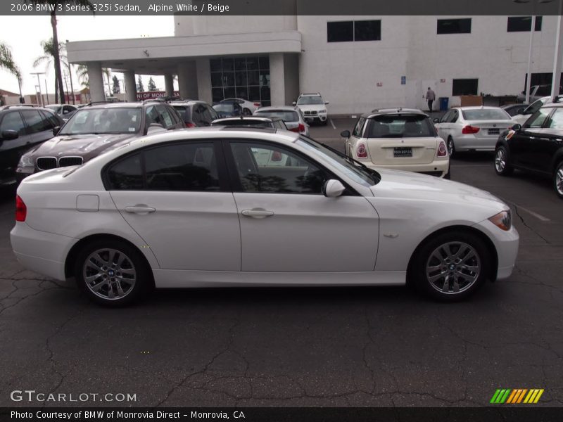 Alpine White / Beige 2006 BMW 3 Series 325i Sedan