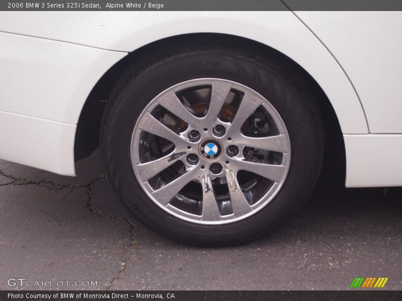 Alpine White / Beige 2006 BMW 3 Series 325i Sedan