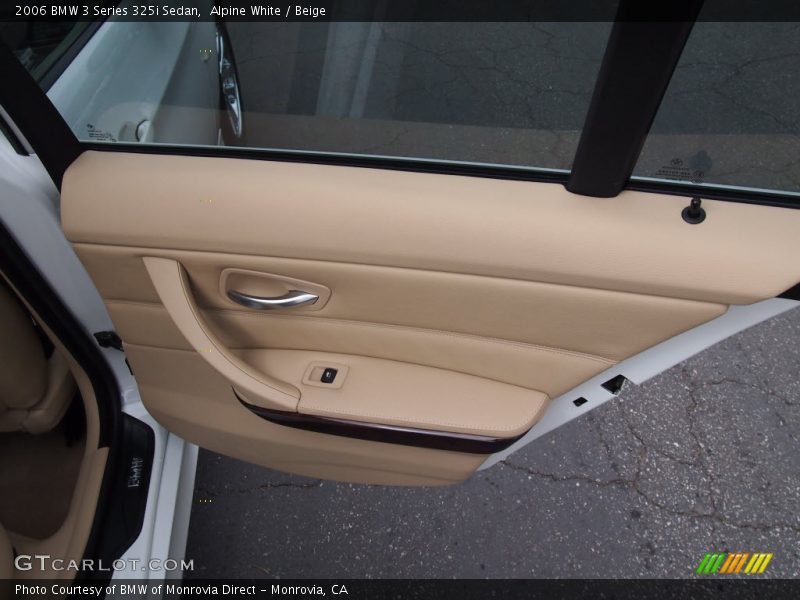 Alpine White / Beige 2006 BMW 3 Series 325i Sedan