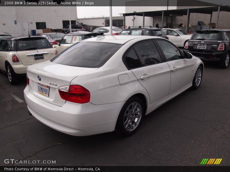 Alpine White / Beige 2006 BMW 3 Series 325i Sedan