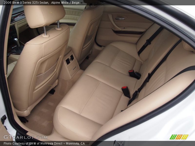 Alpine White / Beige 2006 BMW 3 Series 325i Sedan