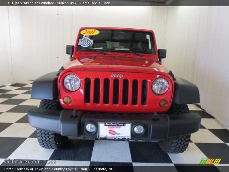 Flame Red / Black 2011 Jeep Wrangler Unlimited Rubicon 4x4