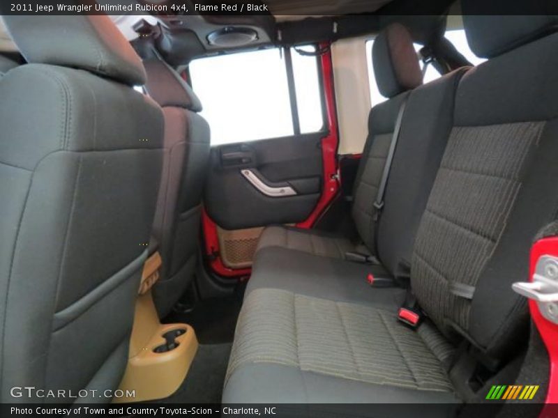 Flame Red / Black 2011 Jeep Wrangler Unlimited Rubicon 4x4