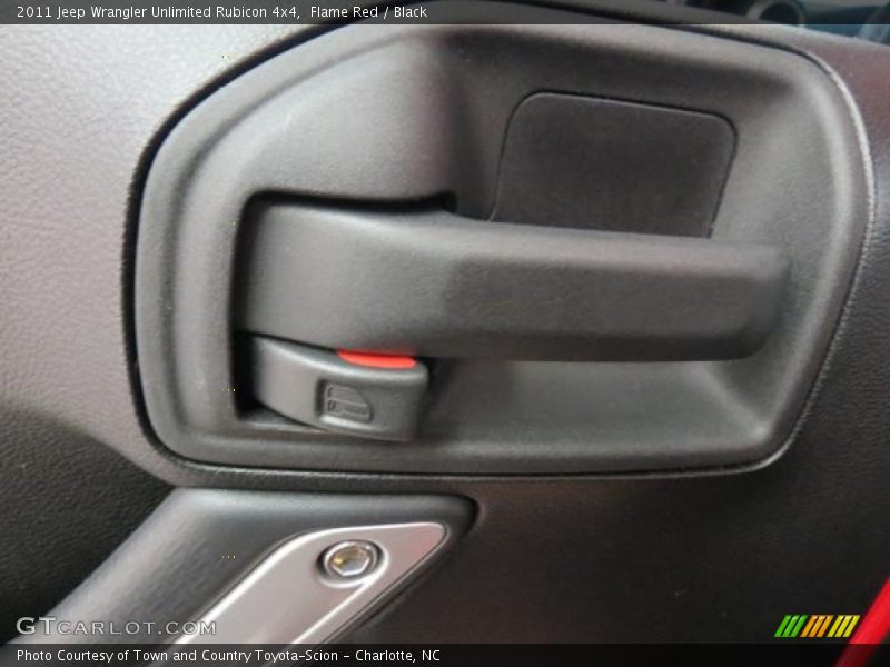 Flame Red / Black 2011 Jeep Wrangler Unlimited Rubicon 4x4