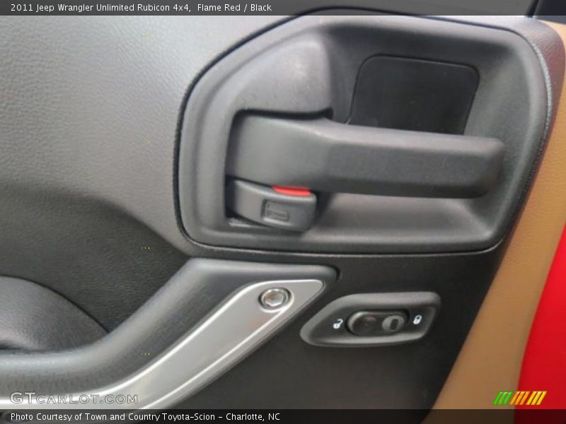 Flame Red / Black 2011 Jeep Wrangler Unlimited Rubicon 4x4