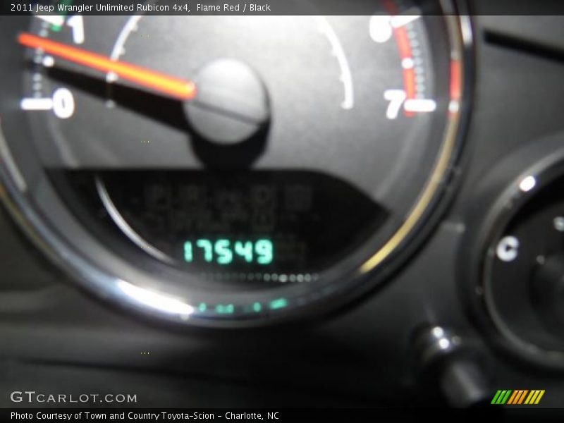Flame Red / Black 2011 Jeep Wrangler Unlimited Rubicon 4x4