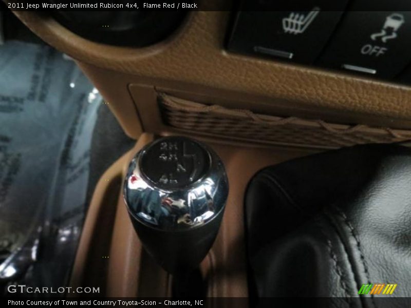 Flame Red / Black 2011 Jeep Wrangler Unlimited Rubicon 4x4