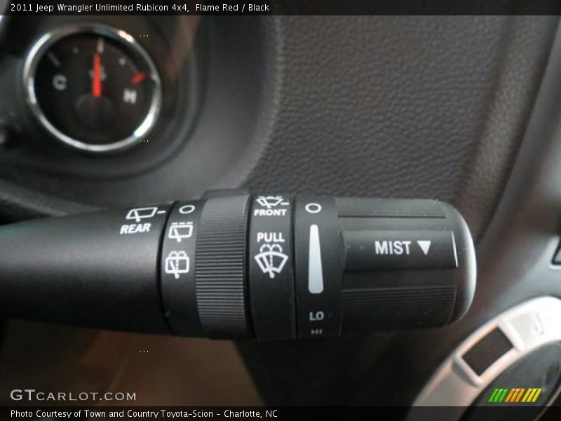 Flame Red / Black 2011 Jeep Wrangler Unlimited Rubicon 4x4