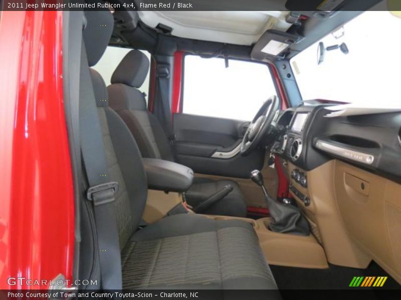 Flame Red / Black 2011 Jeep Wrangler Unlimited Rubicon 4x4