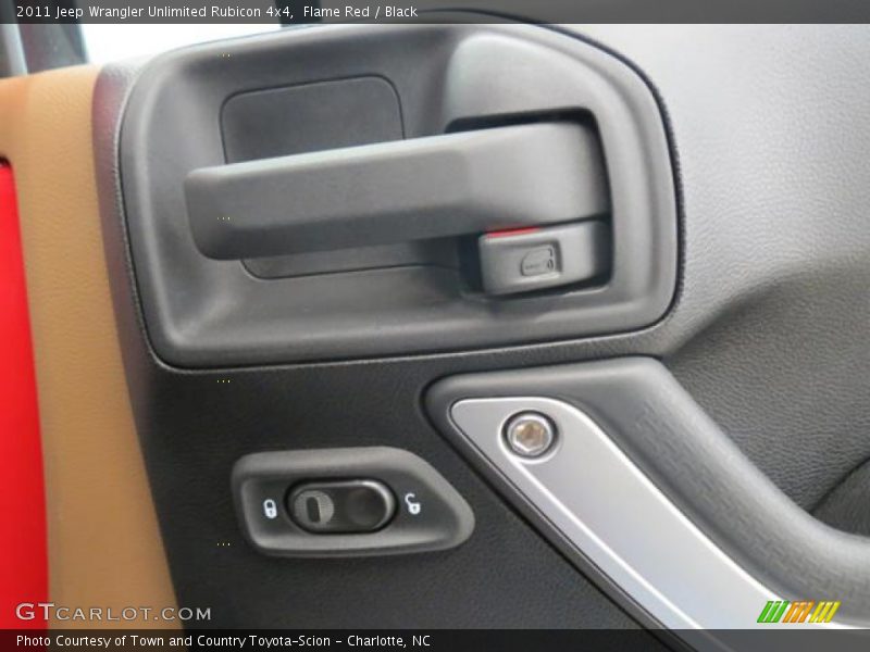 Flame Red / Black 2011 Jeep Wrangler Unlimited Rubicon 4x4