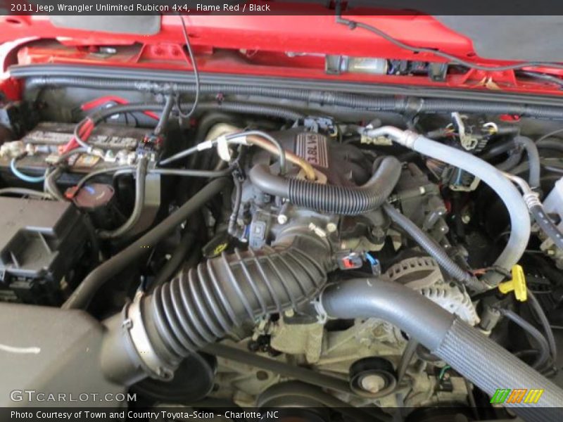 Flame Red / Black 2011 Jeep Wrangler Unlimited Rubicon 4x4