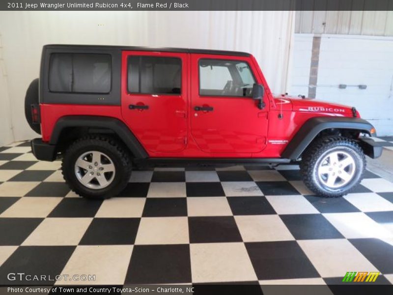 Flame Red / Black 2011 Jeep Wrangler Unlimited Rubicon 4x4