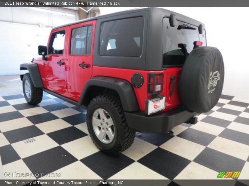 Flame Red / Black 2011 Jeep Wrangler Unlimited Rubicon 4x4