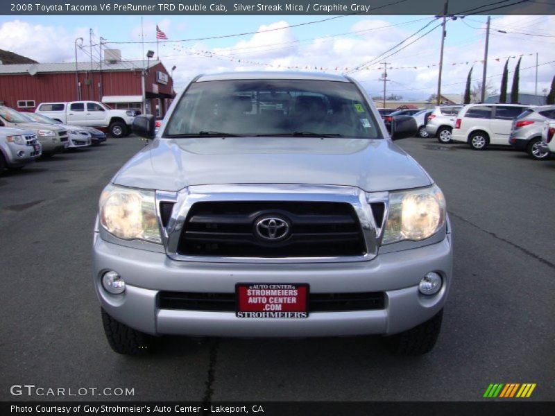 Silver Streak Mica / Graphite Gray 2008 Toyota Tacoma V6 PreRunner TRD Double Cab