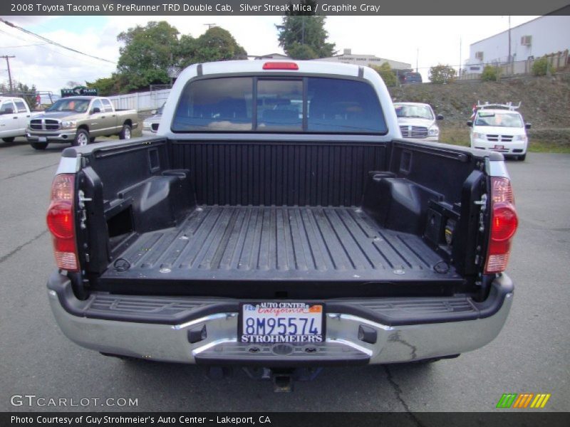 Silver Streak Mica / Graphite Gray 2008 Toyota Tacoma V6 PreRunner TRD Double Cab