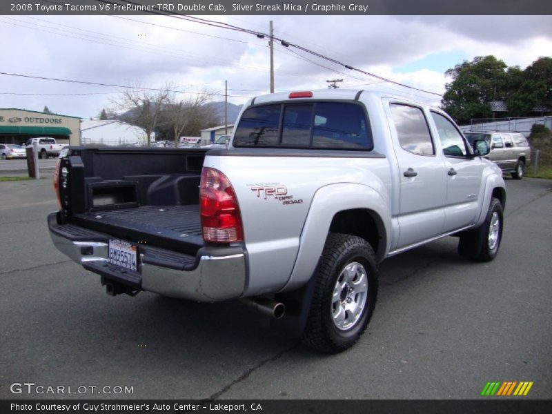 Silver Streak Mica / Graphite Gray 2008 Toyota Tacoma V6 PreRunner TRD Double Cab