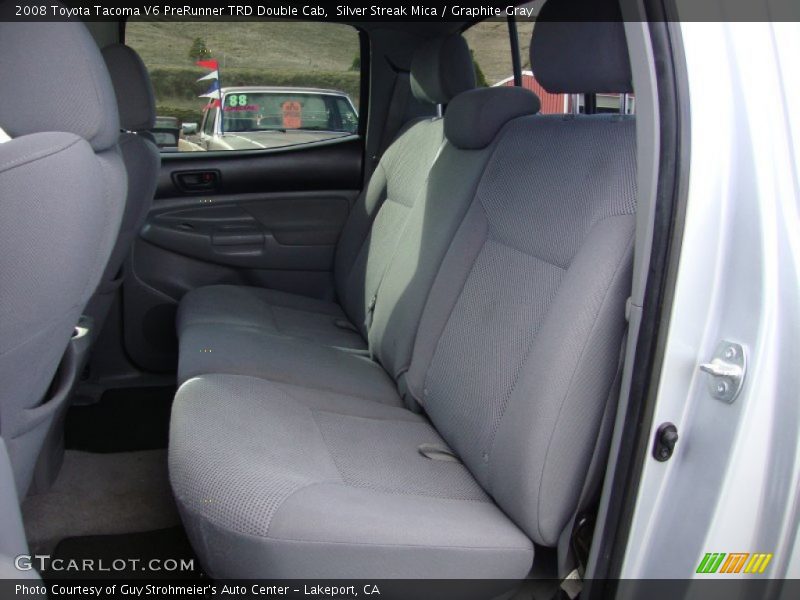 Silver Streak Mica / Graphite Gray 2008 Toyota Tacoma V6 PreRunner TRD Double Cab