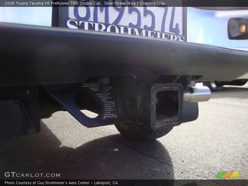 Silver Streak Mica / Graphite Gray 2008 Toyota Tacoma V6 PreRunner TRD Double Cab