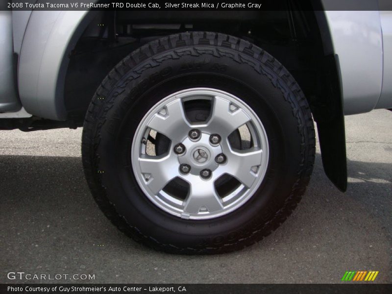 Silver Streak Mica / Graphite Gray 2008 Toyota Tacoma V6 PreRunner TRD Double Cab