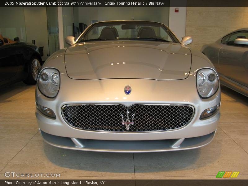 Grigio Touring Metallic / Blu Navy 2005 Maserati Spyder Cambiocorsa 90th Anniversary