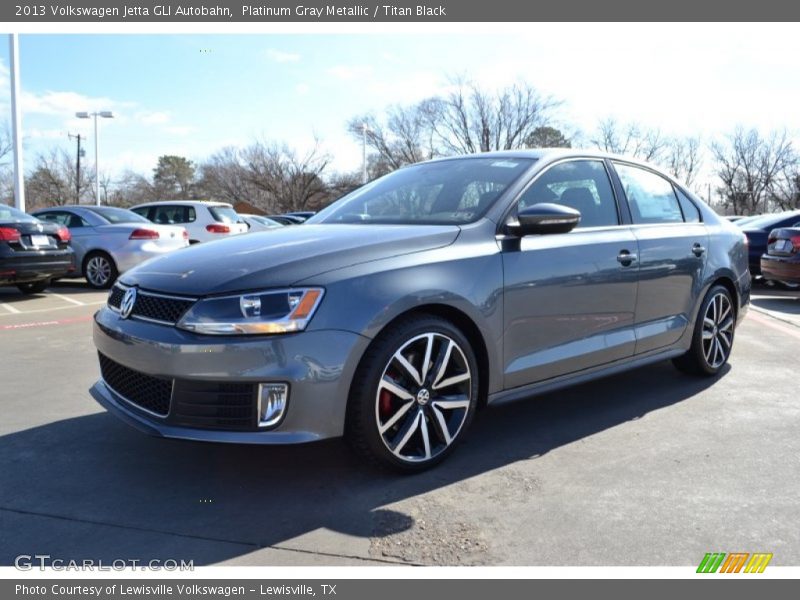Platinum Gray Metallic / Titan Black 2013 Volkswagen Jetta GLI Autobahn