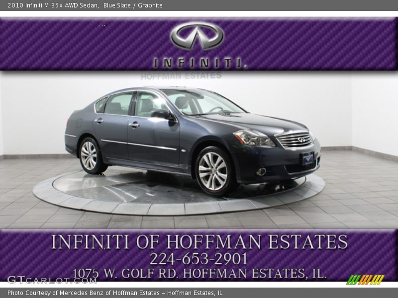 Blue Slate / Graphite 2010 Infiniti M 35x AWD Sedan