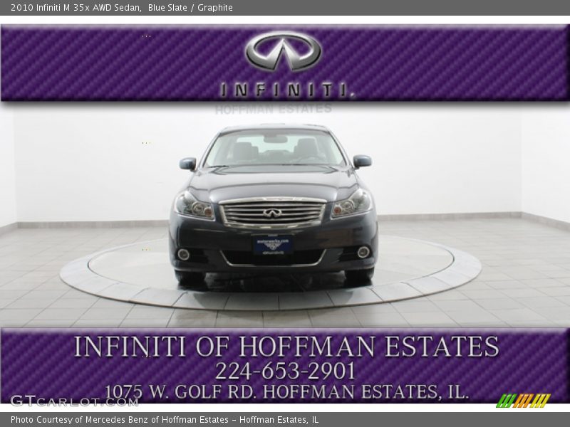 Blue Slate / Graphite 2010 Infiniti M 35x AWD Sedan