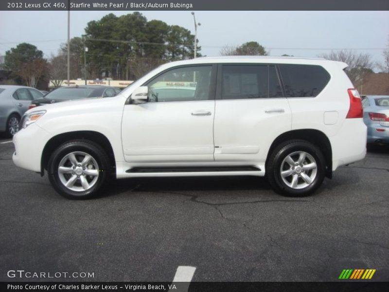 Starfire White Pearl / Black/Auburn Bubinga 2012 Lexus GX 460
