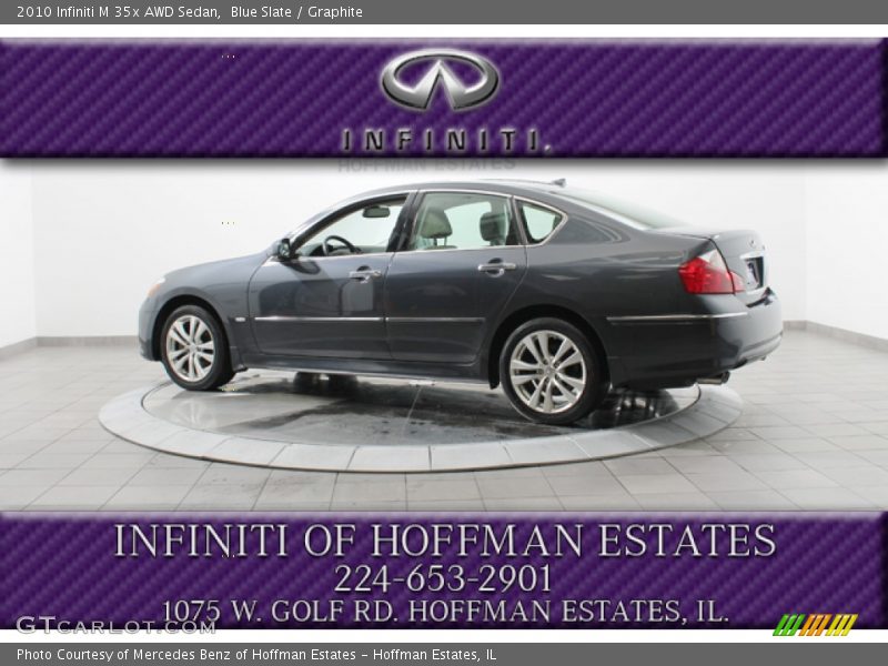 Blue Slate / Graphite 2010 Infiniti M 35x AWD Sedan
