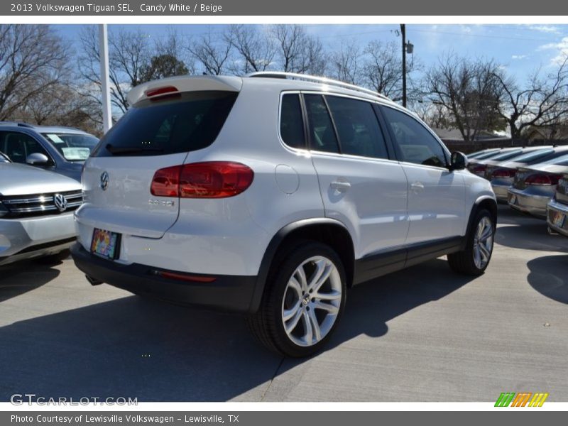 Candy White / Beige 2013 Volkswagen Tiguan SEL