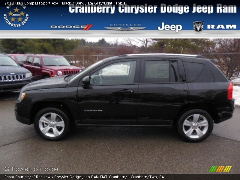 Black / Dark Slate Gray/Light Pebble 2013 Jeep Compass Sport 4x4