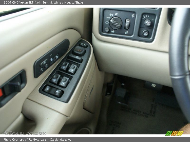 Controls of 2006 Yukon SLT 4x4