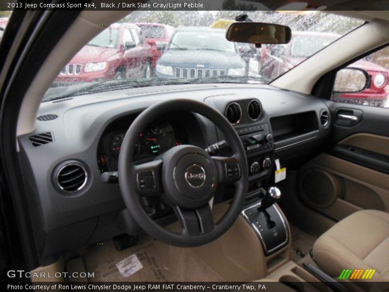 Black / Dark Slate Gray/Light Pebble 2013 Jeep Compass Sport 4x4