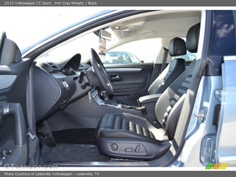Iron Gray Metallic / Black 2013 Volkswagen CC Sport