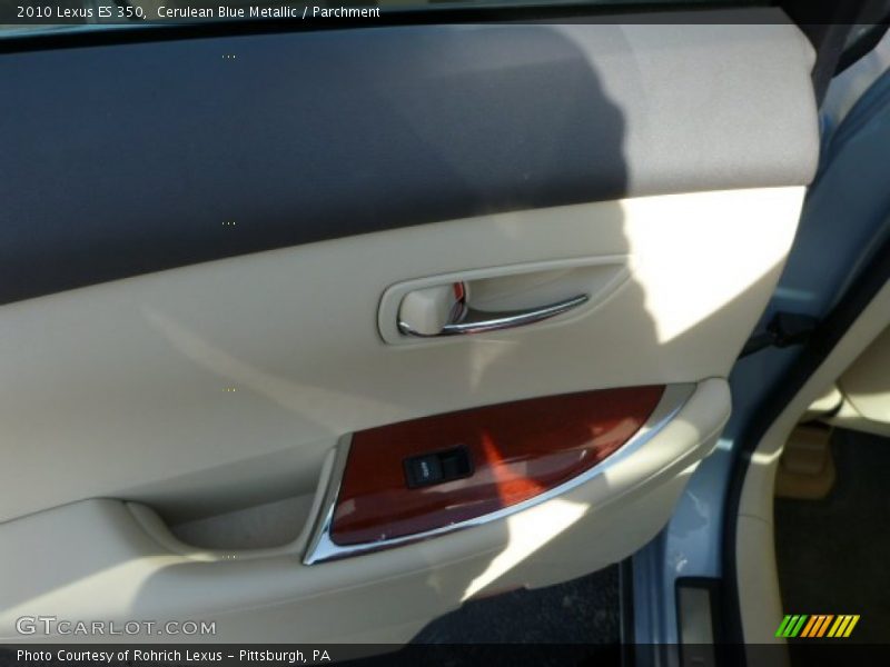 Cerulean Blue Metallic / Parchment 2010 Lexus ES 350