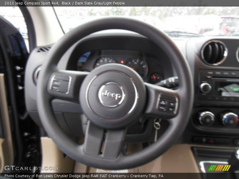 Black / Dark Slate Gray/Light Pebble 2013 Jeep Compass Sport 4x4