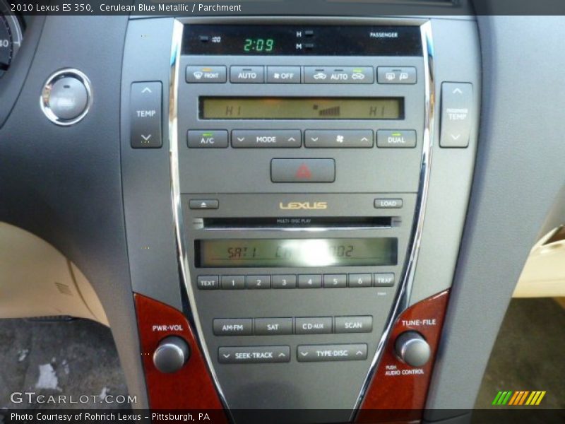 Cerulean Blue Metallic / Parchment 2010 Lexus ES 350