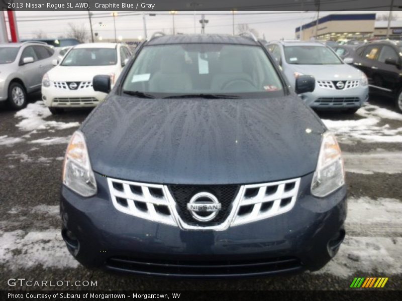 Graphite Blue / Gray 2013 Nissan Rogue SL AWD