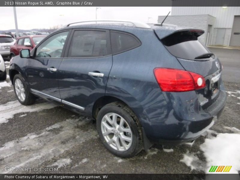 Graphite Blue / Gray 2013 Nissan Rogue SL AWD