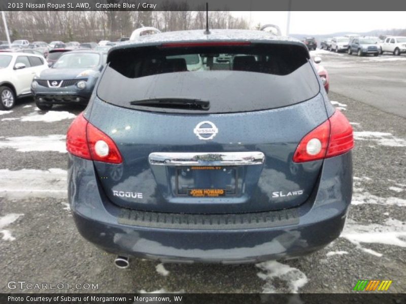 Graphite Blue / Gray 2013 Nissan Rogue SL AWD