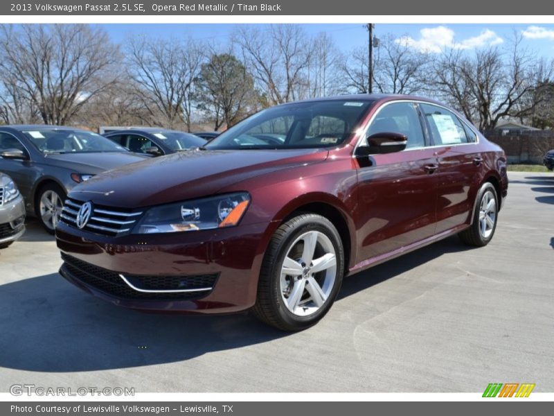 Opera Red Metallic / Titan Black 2013 Volkswagen Passat 2.5L SE
